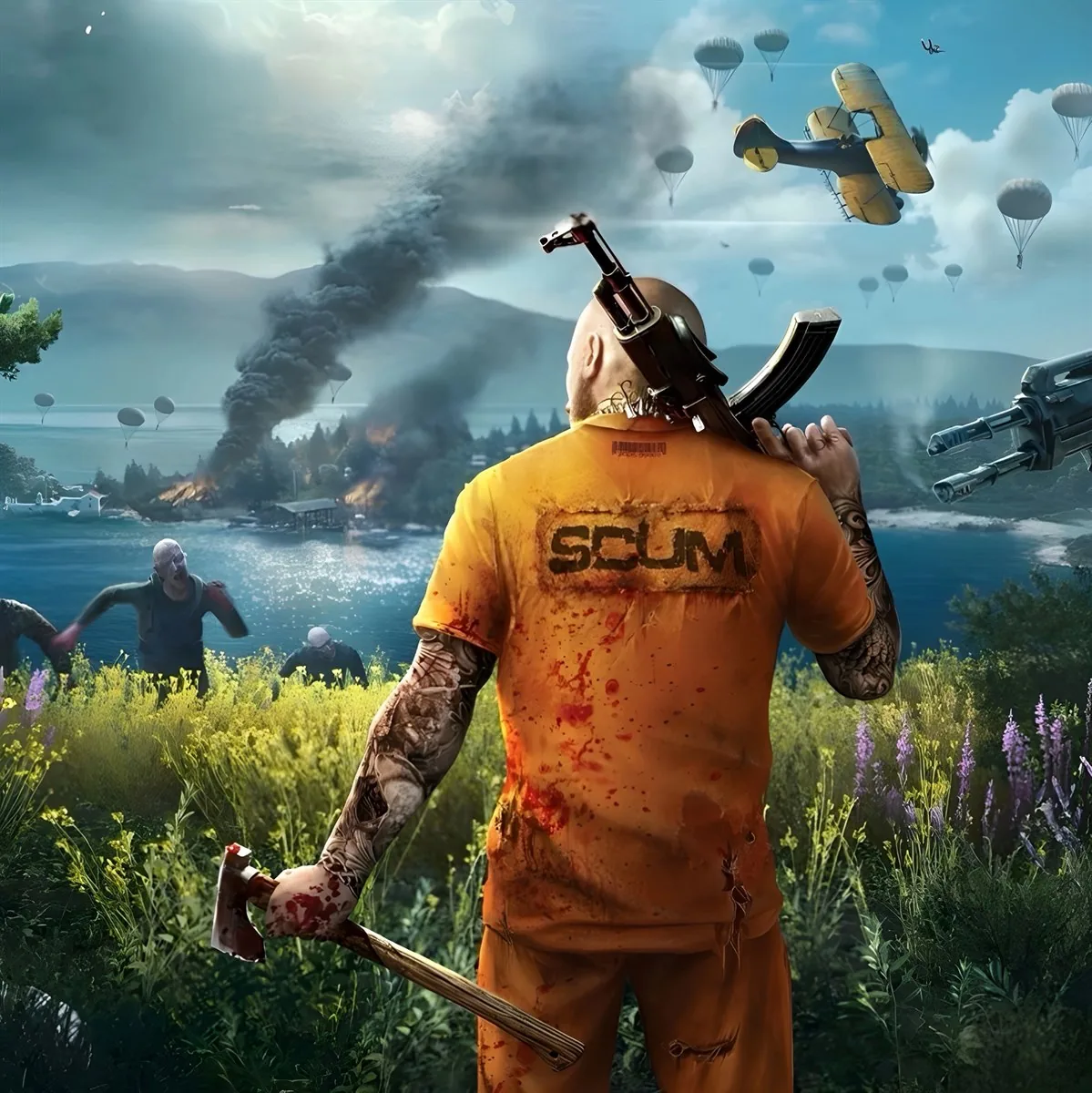 SCUM 游戏宣传界面